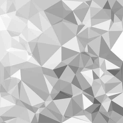 Gray White Polygonal Background, Creative Design Templates vector