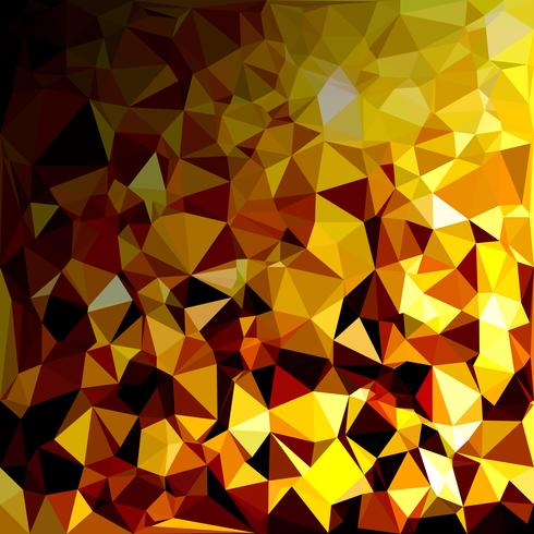 Fondo amarillo mosaico poligonal, plantillas de diseño creativo vector