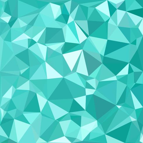 Fondo de mosaico poligonal verde, plantillas de diseño creativo vector