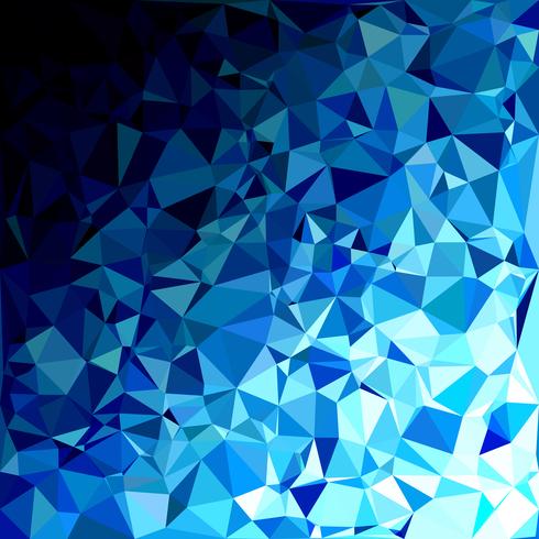 Fondo azul mosaico poligonal, plantillas de diseño creativo vector