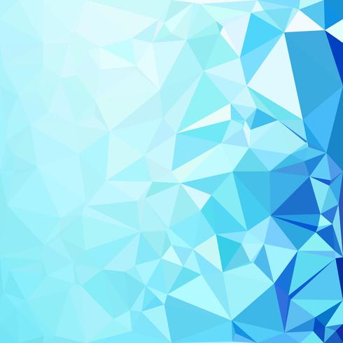 Blue Polygonal Mosaic Background, Creative Design Templates vector