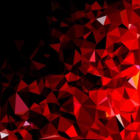 Fondo de mosaico poligonal rojo, plantillas de diseño creativo vector