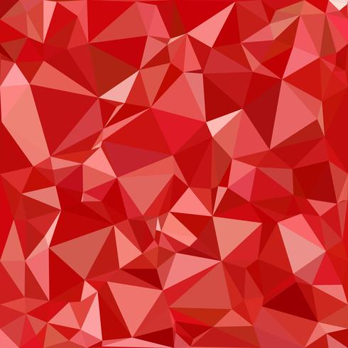 Fondo de mosaico poligonal rojo, plantillas de diseño creativo vector