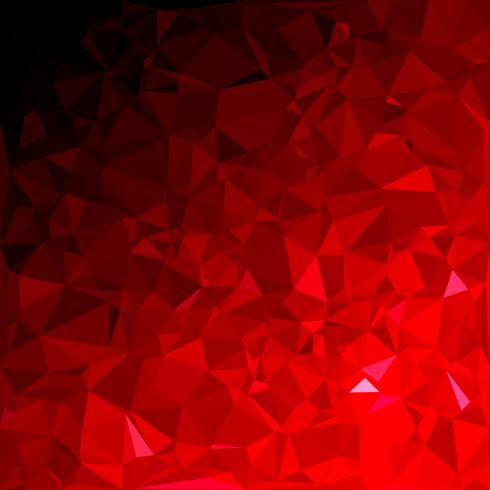 Fondo de mosaico poligonal rojo, plantillas de diseño creativo vector