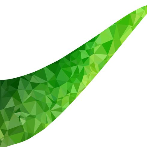 Green Polygonal Mosaic Background, Creative Design Templates vector