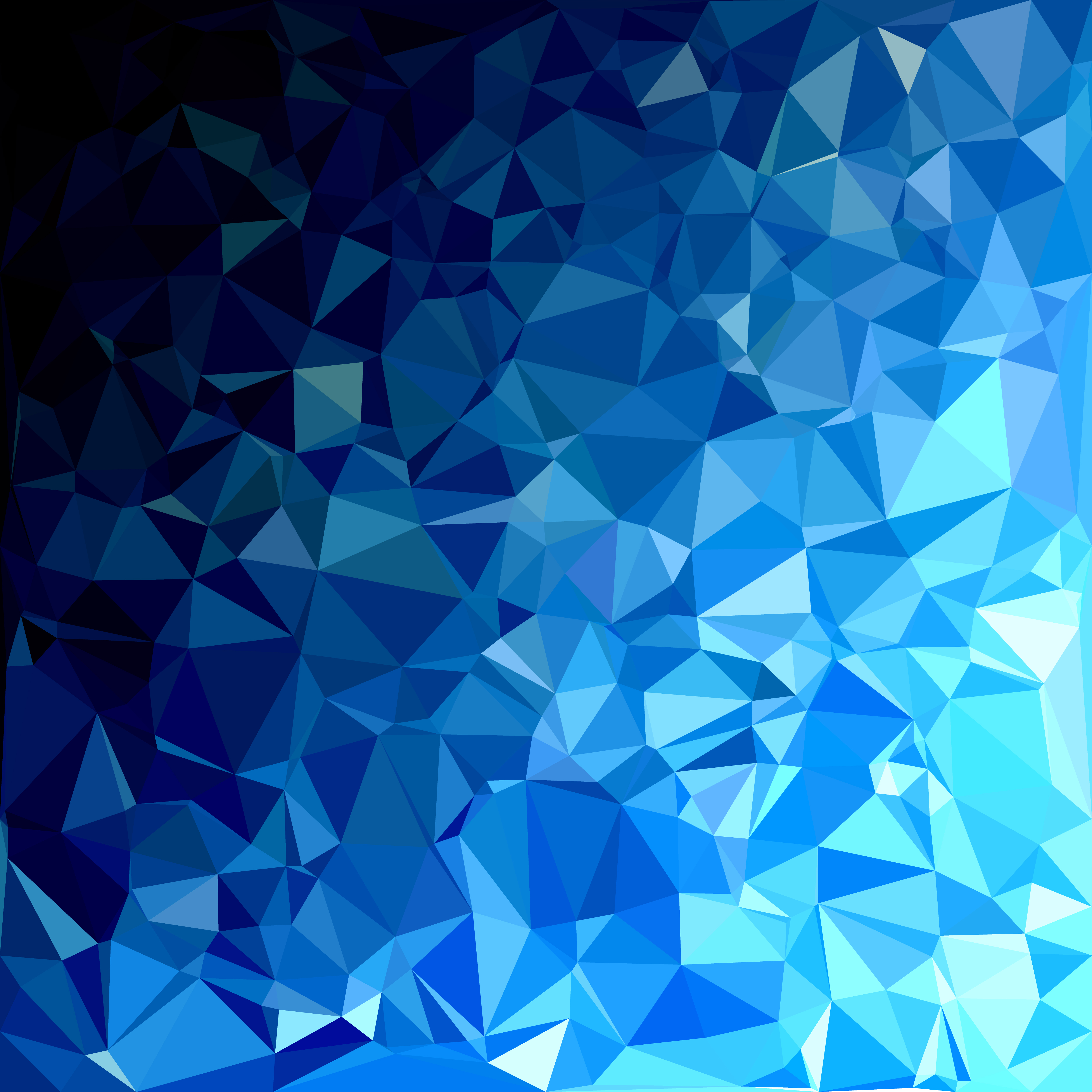 Blue Polygonal Mosaic Background, Creative Design Templates 560893 ...