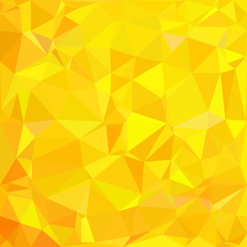Yellow Polygonal Mosaic Background, Creative Design Templates vector