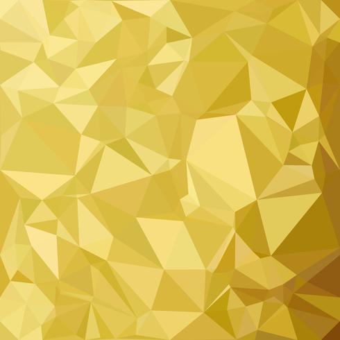 Fondo amarillo mosaico poligonal, plantillas de diseño creativo vector