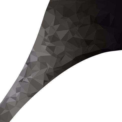 Black Polygonal Mosaic Background, Creative Design Templates vector