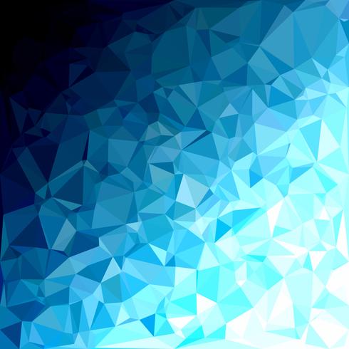 Blue Polygonal Mosaic Background, Creative Design Templates vector