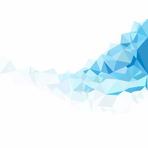 Blue Polygonal Mosaic Background, Creative Design Templates vector