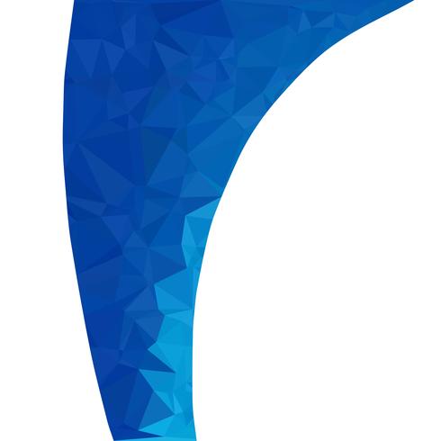 Blue Polygonal Mosaic Background, Creative Design Templates vector