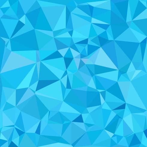 Fondo azul mosaico poligonal, plantillas de diseño creativo vector