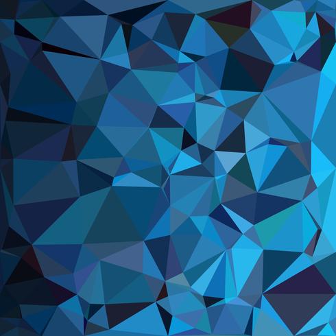 Fondo azul mosaico poligonal, plantillas de diseño creativo vector