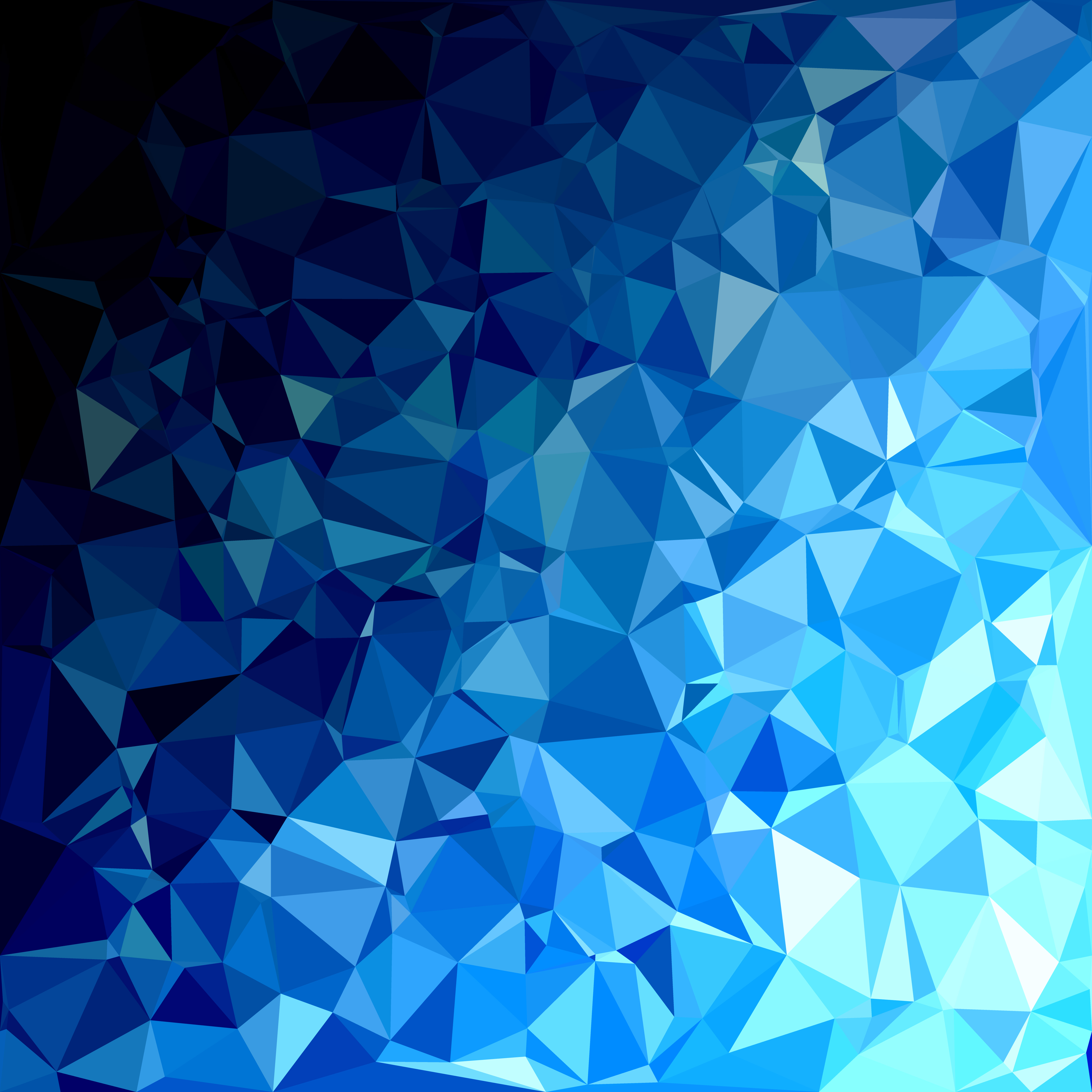 Blue Polygonal Mosaic Background, Creative Design Templates 561072 ...