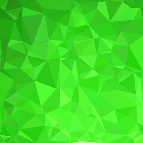 Fondo de mosaico poligonal verde, plantillas de diseño creativo vector