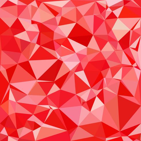 Fondo de mosaico poligonal rojo, plantillas de diseño creativo vector