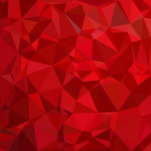 Fondo de mosaico poligonal rojo, plantillas de diseño creativo vector