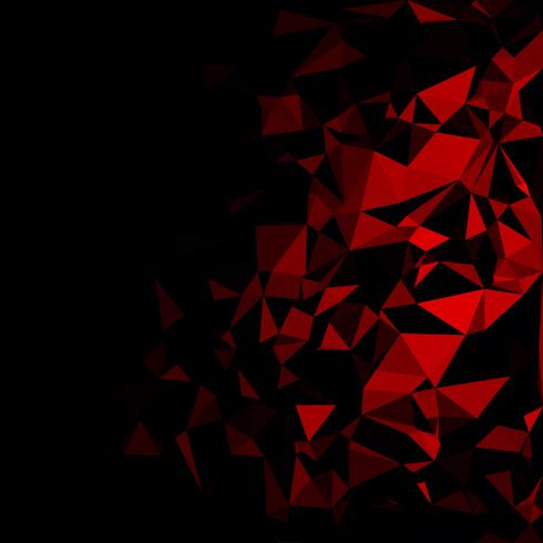 Red Polygonal Mosaic Background, Creative Design Templates vector