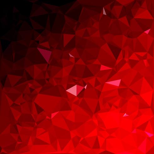 Fondo de mosaico poligonal rojo, plantillas de diseño creativo vector