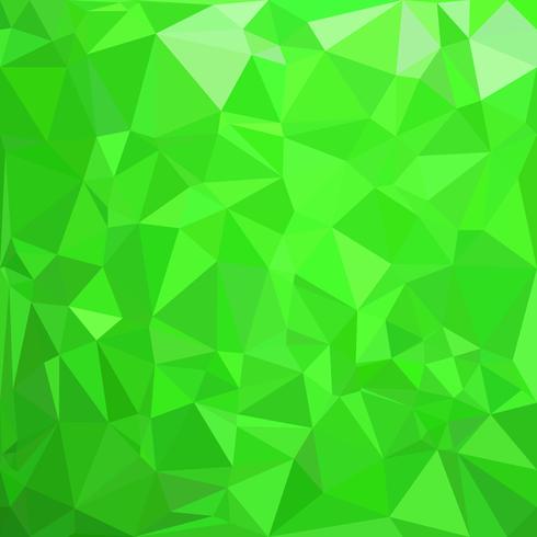 Fondo de mosaico poligonal verde, plantillas de diseño creativo vector