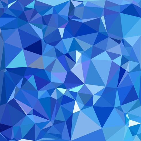 Fondo azul mosaico poligonal, plantillas de diseño creativo vector