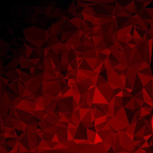 Fondo de mosaico poligonal rojo, plantillas de diseño creativo vector