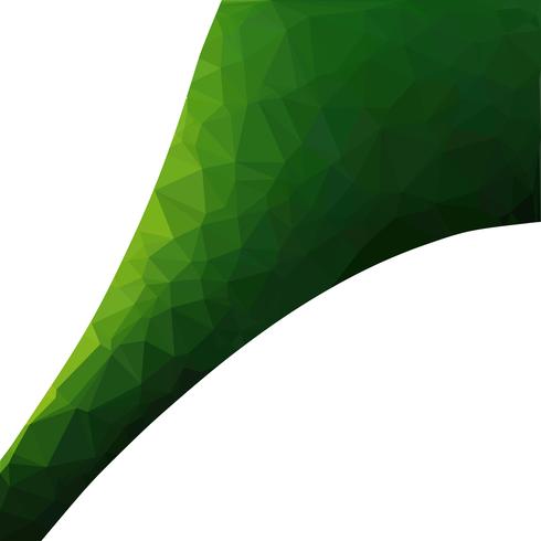 Green Polygonal Mosaic Background, Creative Design Templates vector