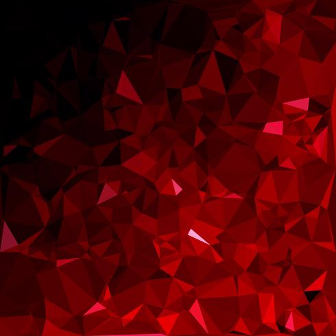 Fondo de mosaico poligonal rojo, plantillas de diseño creativo vector