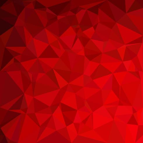 Fondo de mosaico poligonal rojo, plantillas de diseño creativo vector