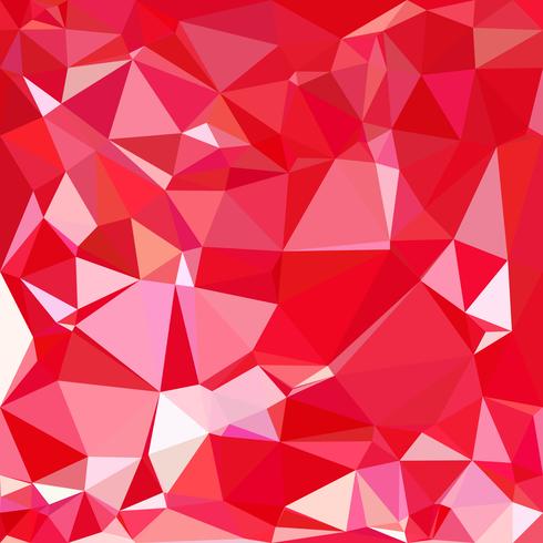 Fondo de mosaico poligonal rojo, plantillas de diseño creativo vector