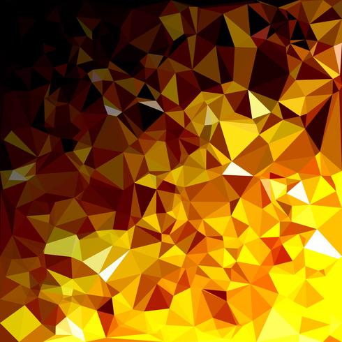 Fondo amarillo mosaico poligonal, plantillas de diseño creativo vector