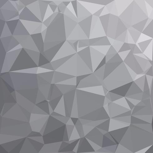 Fondo poligonal gris blanco, plantillas de diseño creativo vector