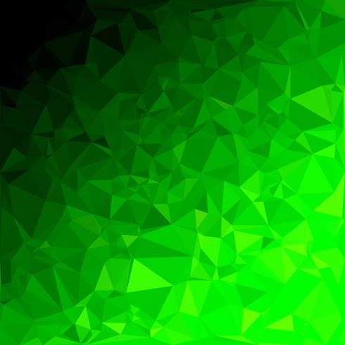 Green Polygonal Mosaic Background, Creative Design Templates vector