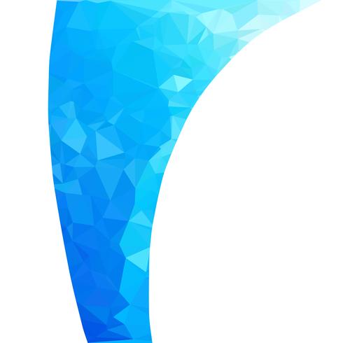 Blue Polygonal Mosaic Background, Creative Design Templates vector