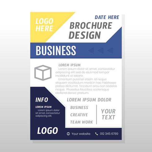 Business Brochure Design vector