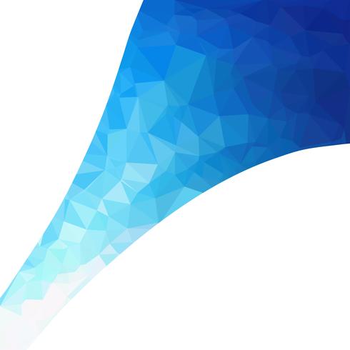 Blue Polygonal Mosaic Background, Creative Design Templates vector