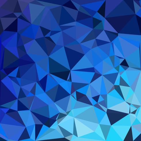 Fondo azul mosaico poligonal, plantillas de diseño creativo vector