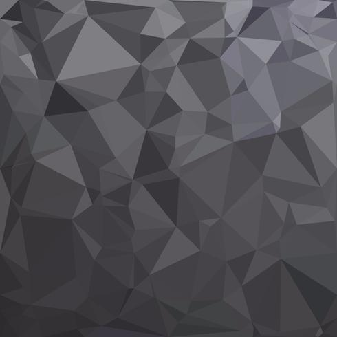 Fondo de mosaico poligonal negro, plantillas de diseño creativo vector