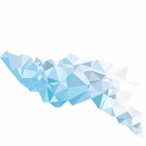 Blue Polygonal Mosaic Background, Creative Design Templates vector