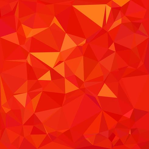 Fondo de mosaico poligonal rojo, plantillas de diseño creativo vector