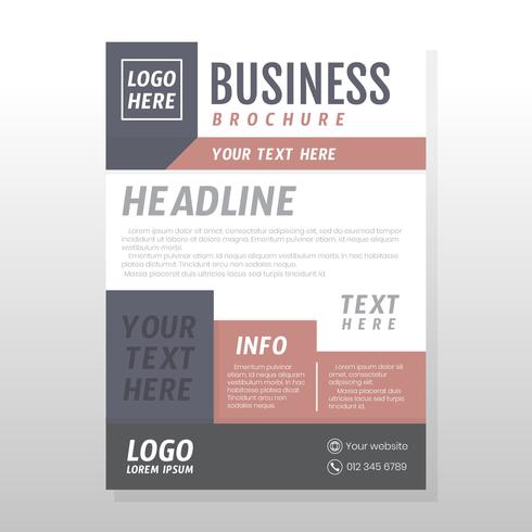 Business Brochure Design vector