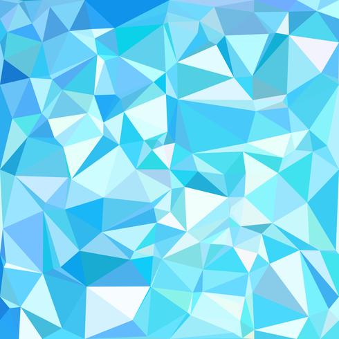 Fondo azul mosaico poligonal, plantillas de diseño creativo vector