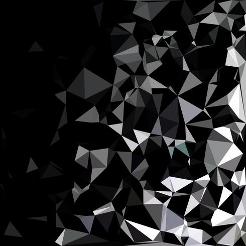 Black Polygonal Mosaic Background, Creative Design Templates vector