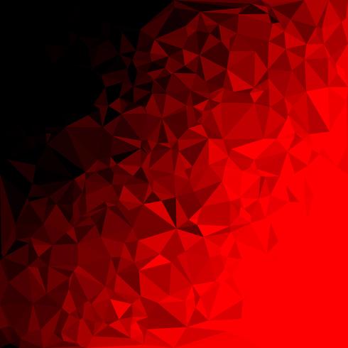 Red Polygonal Mosaic Background, Creative Design Templates vector