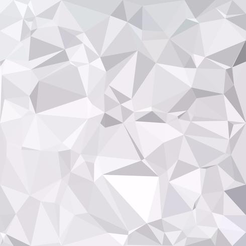 Fondo poligonal gris blanco, plantillas de diseño creativo vector