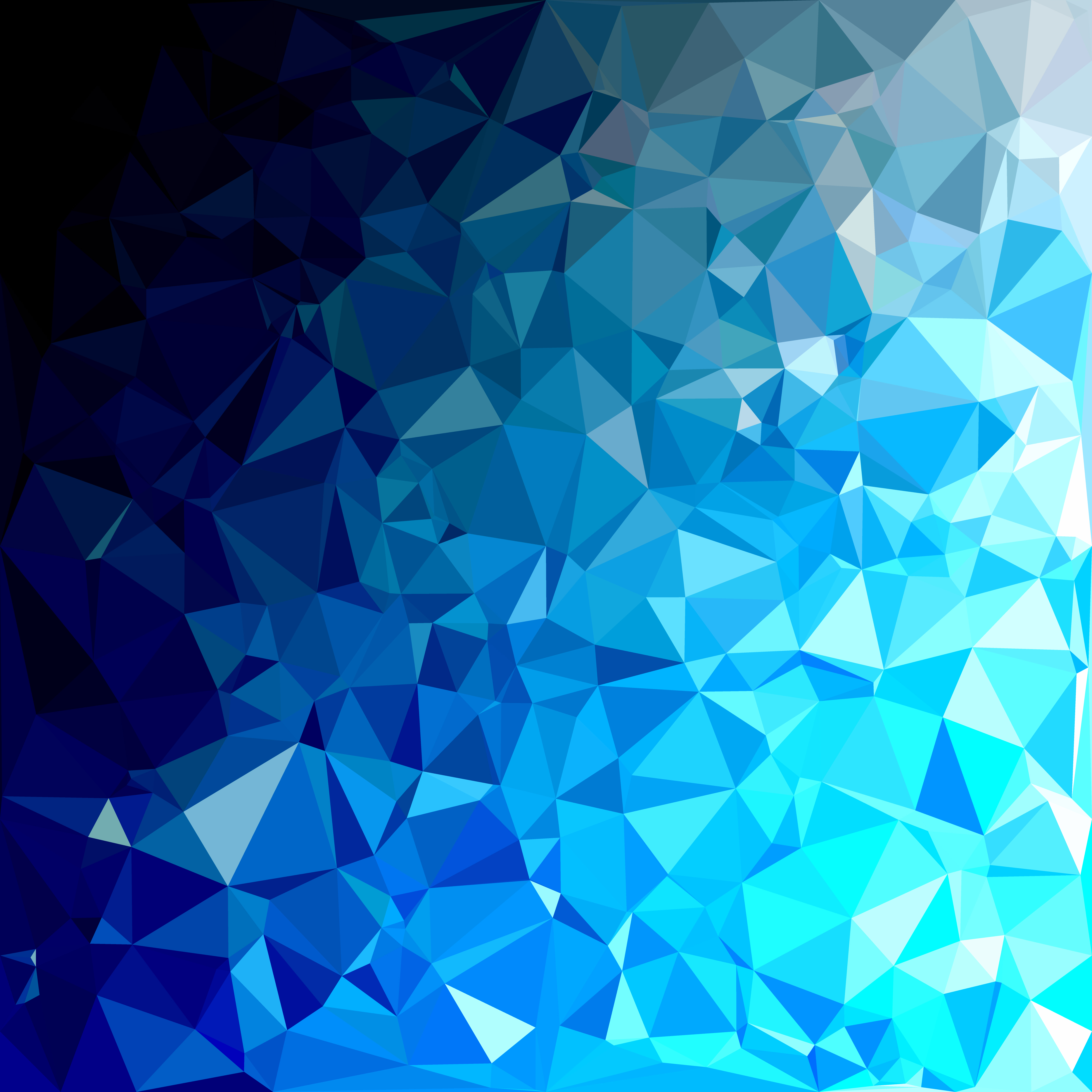 Blue Polygonal Mosaic Background, Creative Design Templates 561498 ...