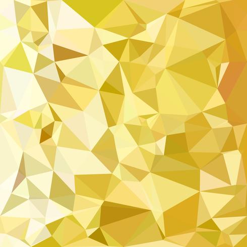 Fondo amarillo mosaico poligonal, plantillas de diseño creativo vector