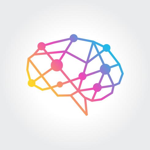 Abstract Brain Symbol design vector