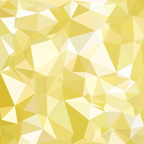 Fondo amarillo mosaico poligonal, plantillas de diseño creativo vector